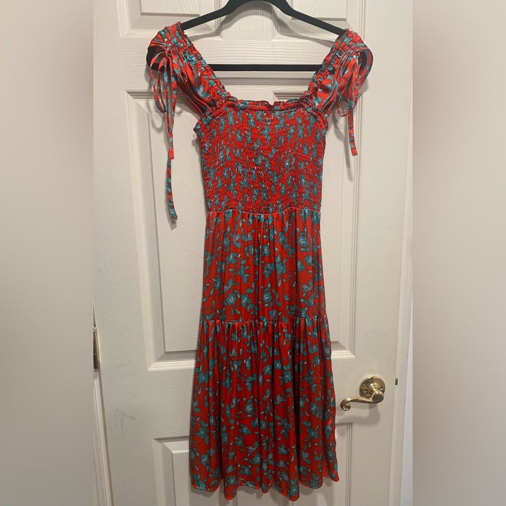 Love, Whit by Whitney Port Red Floral Dress